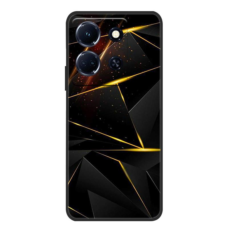 Schutzhülle aus weichem, mattem Silikon in Marmoroptik für Infinix Note 30 4G, passend für Infinix Note 30 Pro, 30i und 30 VIP – Rundumschutz