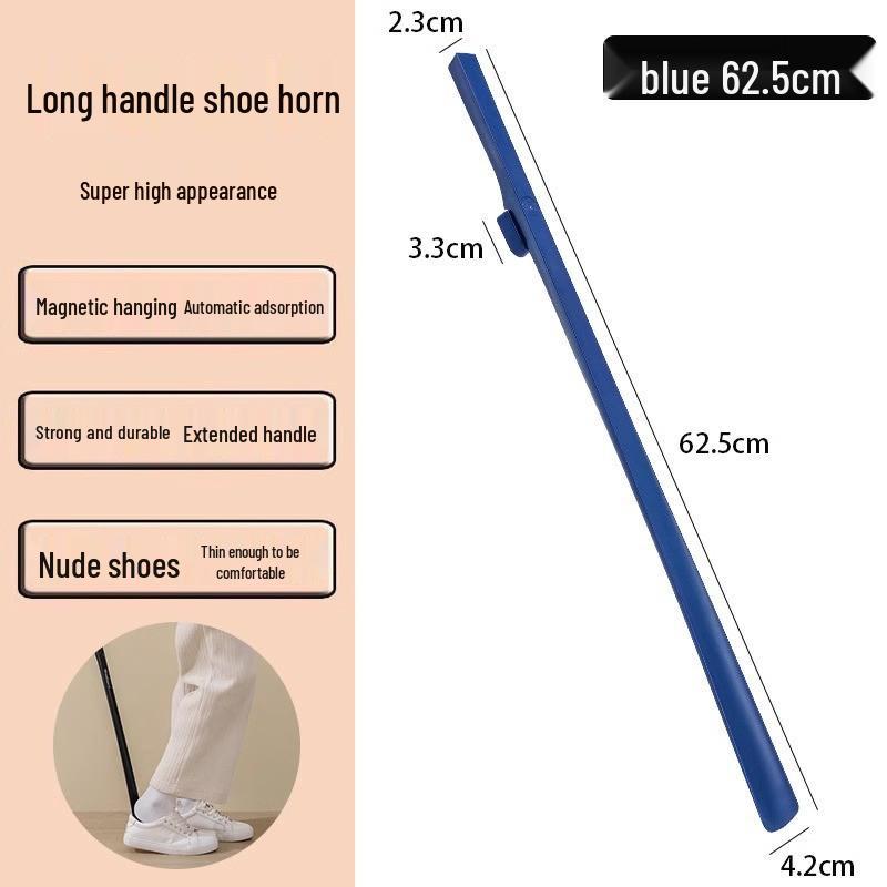Magnetischer Schuhlöffel mit langem Griff zum einfachen Anziehen der Schuhe - Ideal für Schwangere und ältere Menschen.