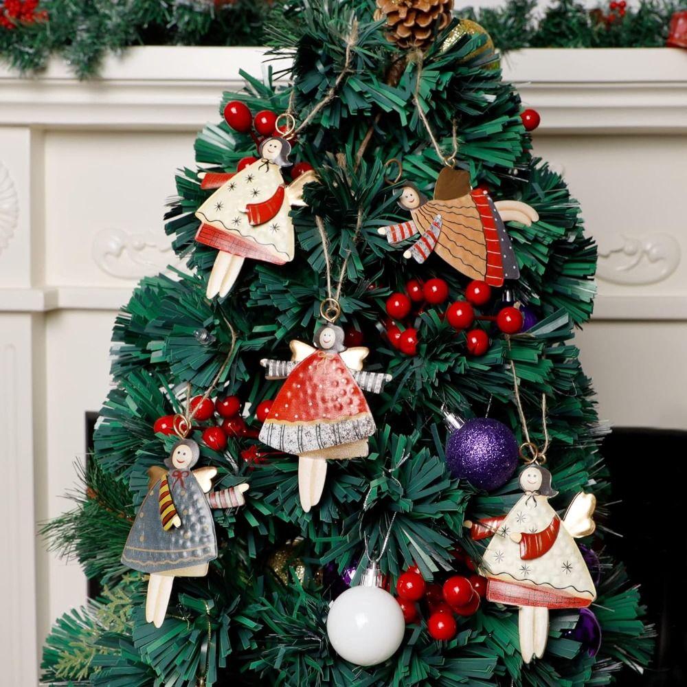 DIY Xmas Angel Girl Pendant Angel Girl Christmas Tree Accessories Desktop
