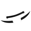 3PCS Car Rear Spoiler Wing Bright Black 120cm Low Noise Lightweight Shockproof Universal for Vehicle