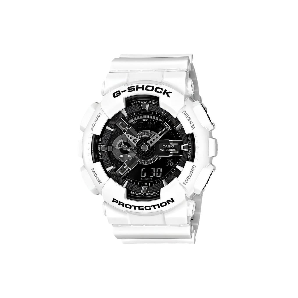 Casio Erkek Sıvı Kristal/Analog Çift Ekran Serisi 51.2mm Siyah Saat GA-110GW-7APR GA-110GW-7APR