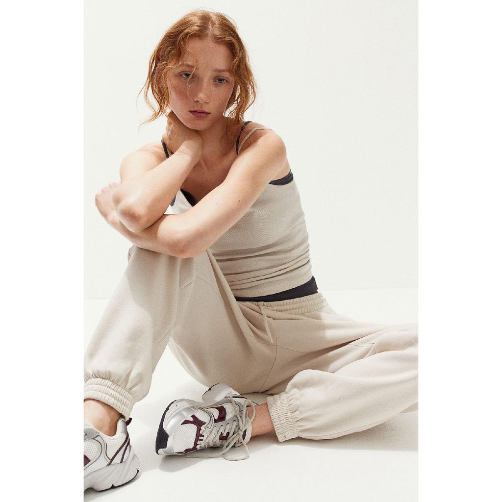 Pantaloni de jogger cu talie înaltă