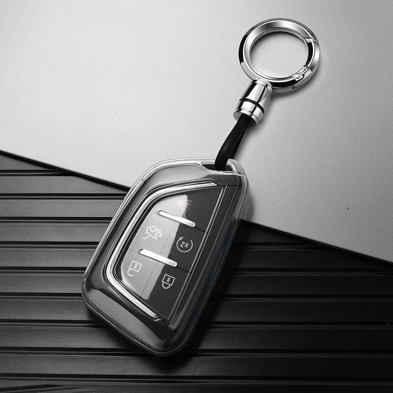 Schlüsseletui für Cadillac: Kompatibel mit CT5, XT5, XT4, GT4, XT6, CT6, CT4 Modellen