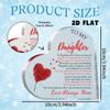 2D Flat "love Always" Heart Transparent Acrylic Desktop Decoration Plaque, Home Decor Plaque Hanging Wall Art Decorative Garden Decoration for Room Do