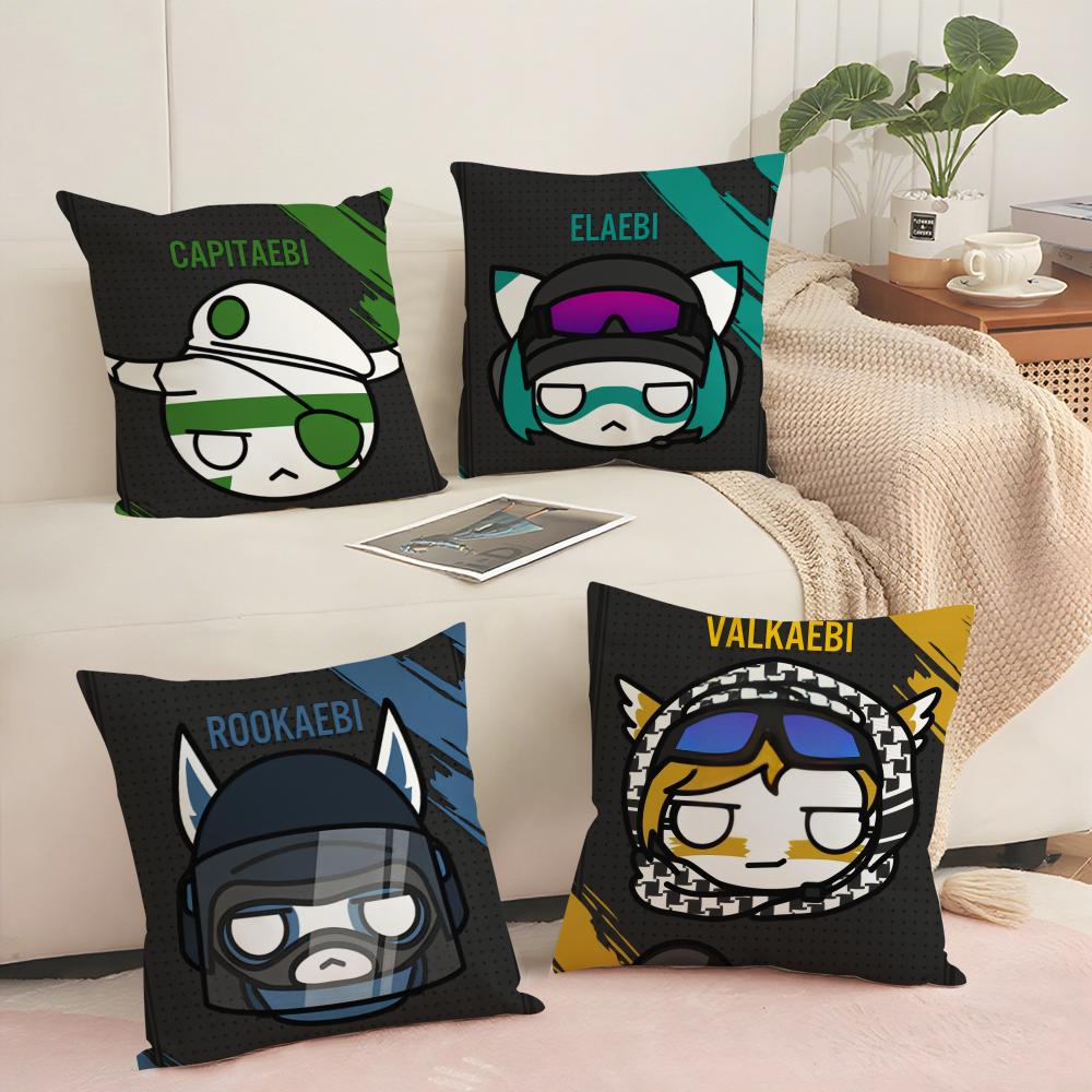Game DDOKKAEBIS Cushion Cover Short plush Doublesided Print Square Throw Pillow Covers Sofa Home Cushion Decor