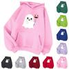 Women's Heartbeat Print Hoodie & Sweatshirt Sportswear Set - Spring/Autumn Casual Style
