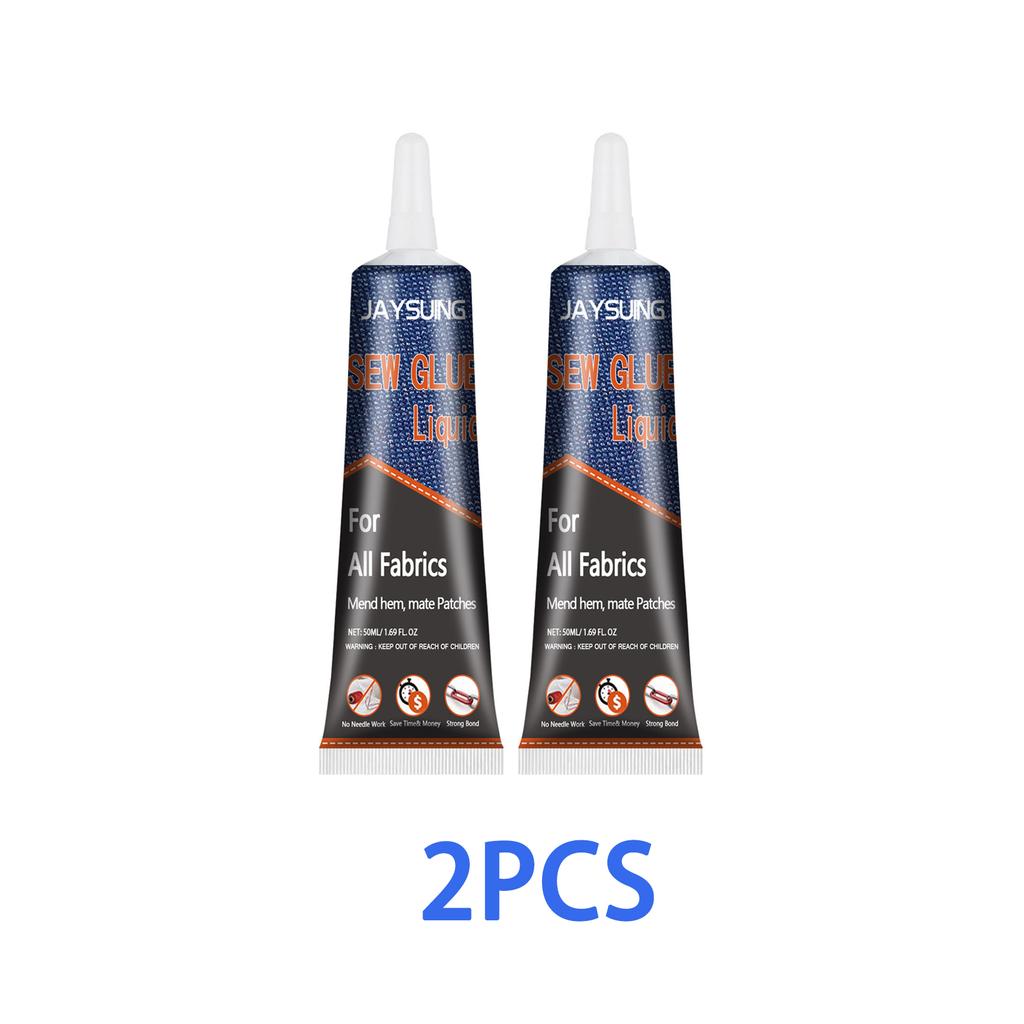 1-5PCS 50ml Multi-Clothing Repair Glue No Sew Fast Tack Cloth Glue Fabric Adhesives Liquid Sewing Solution Kit