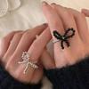 Bow Sweet Dream Fever Blogger Light Luxury High Sense Ring Female Pure Desire Niche Design Versatile Ring