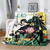 Spy x family Cartoon anime Kawai Throws Blanket Kid Super Home Soft Flannel Blanket for Travel Bedding Blanket for Birthday Gift
