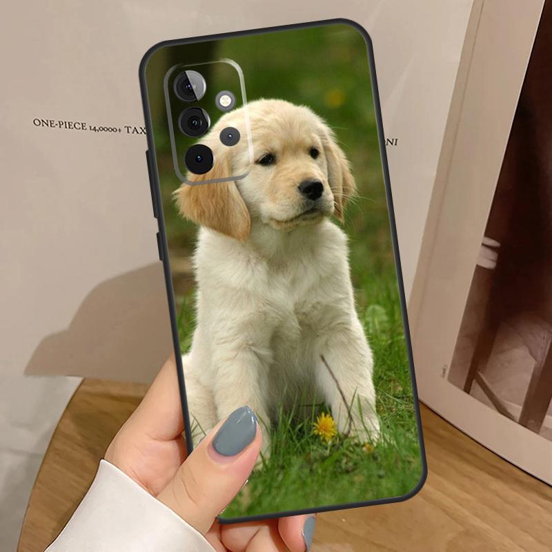 Golden Retriever Dog Case For Samsung Galaxy A15 A16 A17 A26 A36 A56 A55 A35 A52 A32 A12 A53 A33 A13 A14 A34 A54