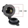 1 Pc 12V-24V Mini Car Cigarette Lighter Socket Universal Auto Boat Tractor Power Outlet Waterproof Plug
