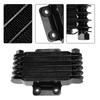 Aluminum 85ml Engine Oil Cooler Cooling   for 100 -250  Motorcycle Dirt Bike ATV Black