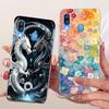 For Samsung A40 Case Transparent Cute Cat Fashion Butterfly Funny Painted Phone Casing For Samsung Galaxy A40 SM-A405F Cover