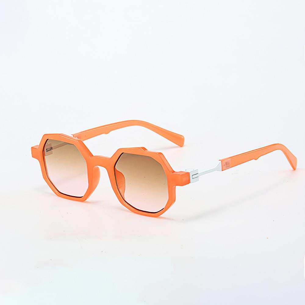 Vintage New In Sunglasses for Women Unique Design Women s Fashion Glasses Elegant Polygonal Frame Gift Perfect
