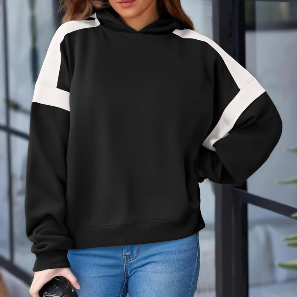 Moteabel, avslappet, komfortabel, rund hals, glidelås, langermet, varm genser for kvinner