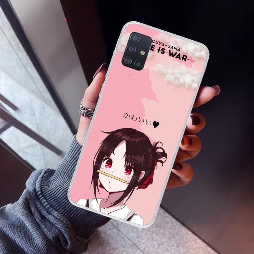 Kaguya Sama Shinomiya Phone Case For Samsung Galaxy A52 A51 A50S A32 A22 A12 A02S A72 A71 A31 A70 A30S Note 20 Ultra 10 Plus S10