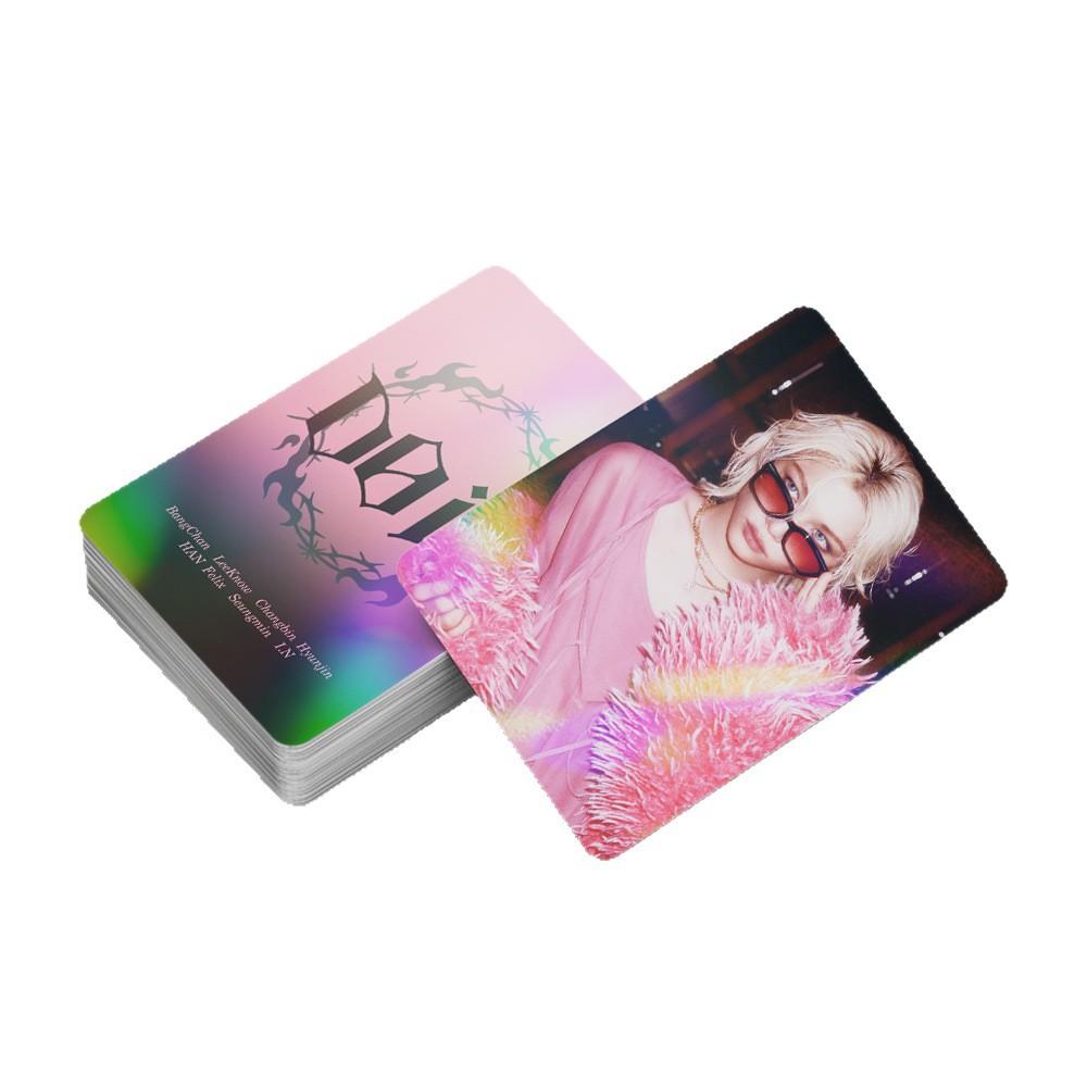 Stray Kids Do It Laser Flash Photocards 124Pcs In Stock Double-Sided Lomo Cards Star Stickers Fan Festival Collectible Cards