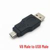USB 2.0 Male/Female to Micro USB V8 Adapter Converter