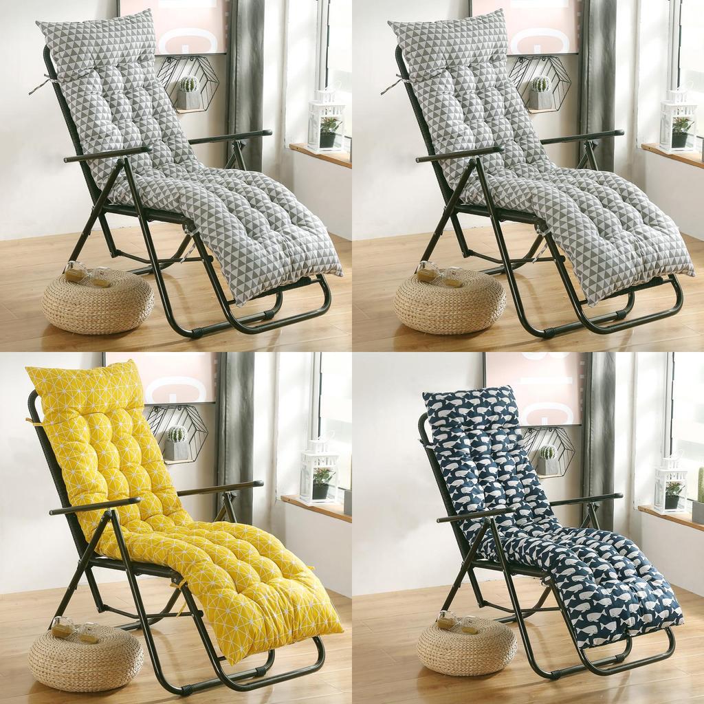 Nordischer Print Hohe Rückenlehne Stuhlkissen für Terrasse und Garten zum Entspannen Dicker und bequemer