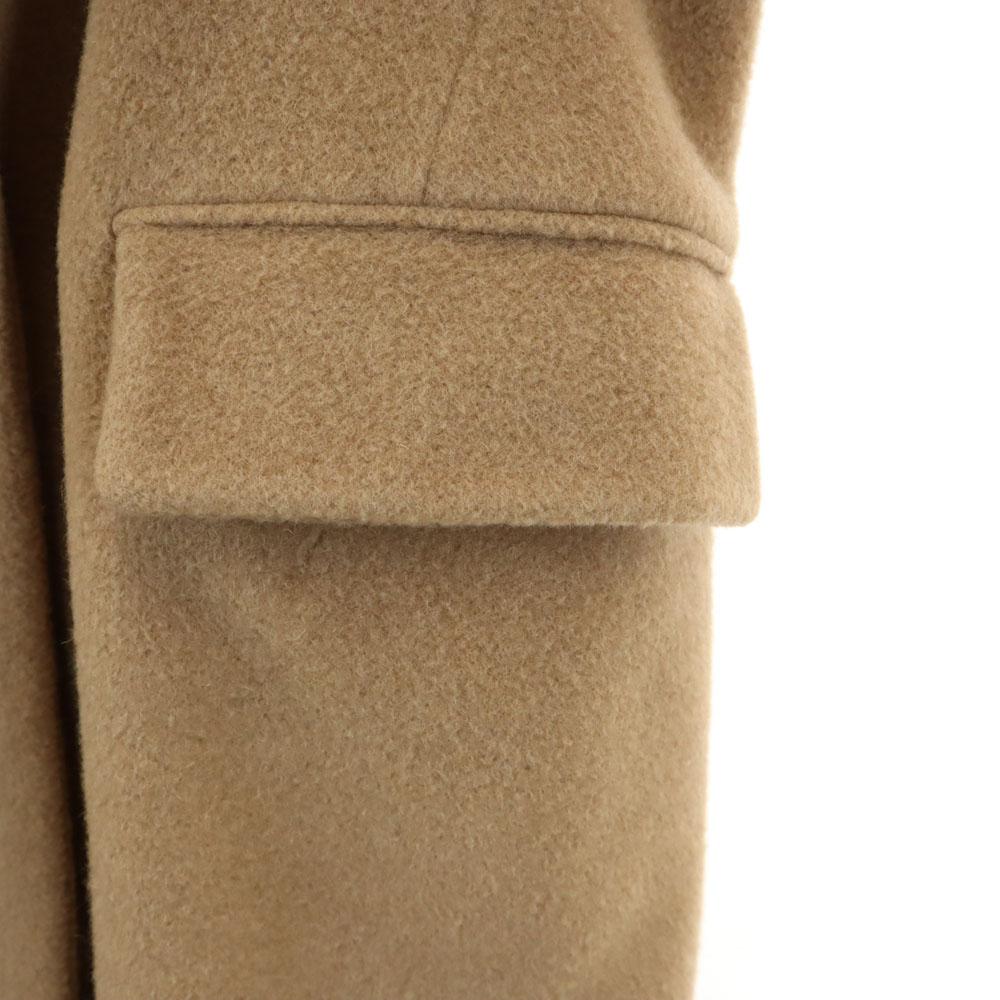 Jil Sander Italian Camel Hair Chester Coat 38 Beige Brown Women Used