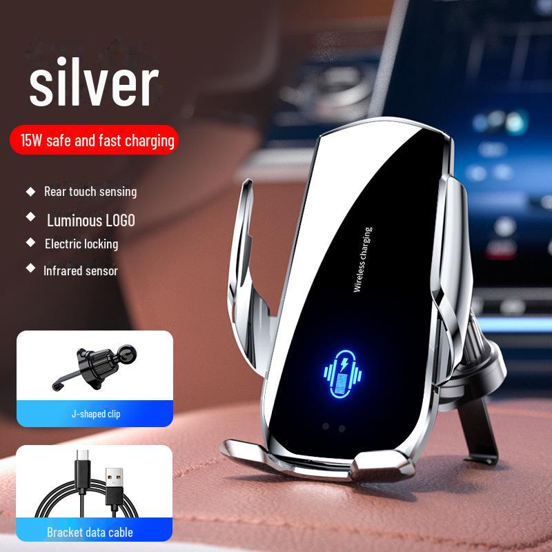 Încărcător wireless pentru mașină A1 A2 și suport pentru telefon - Încărcare rapidă cu 10 caracteristici de siguranță
