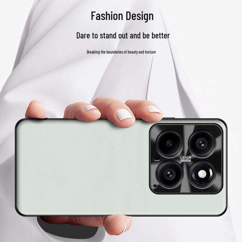 Xiaomi 14 Liquid Leather Case: Anti-Fall & Anti-Fouling Protective Cover