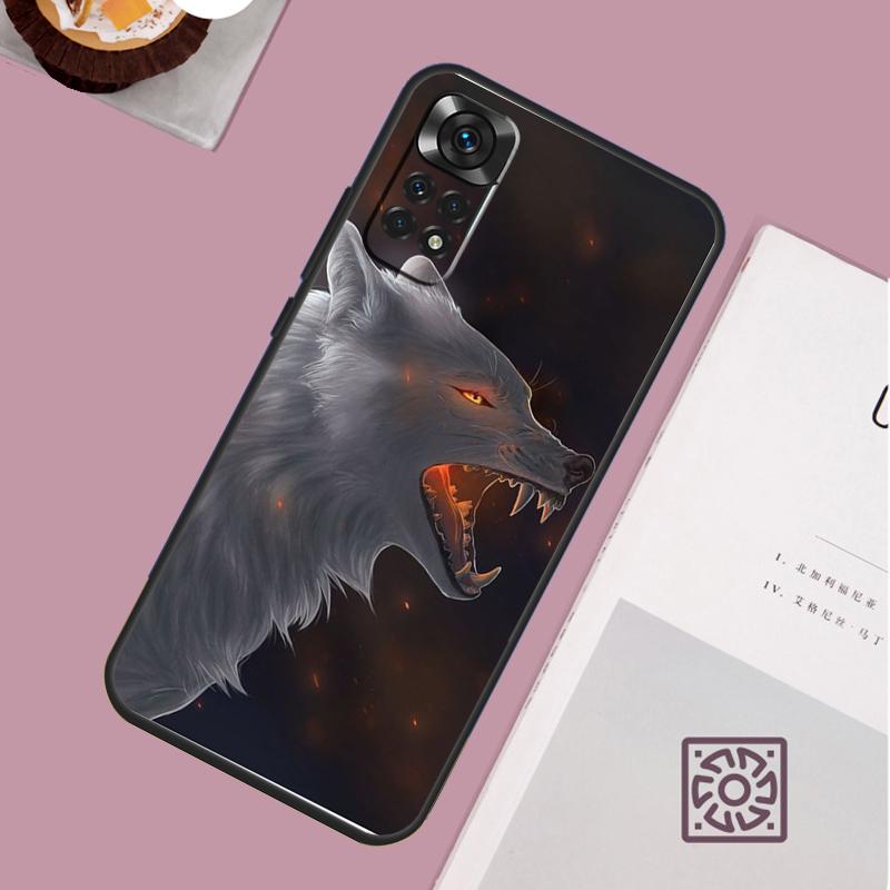 Wolf Art Case For Xiaomi Redmi Note 14 Pro 13 12 11 10 15 Pro Plus Redmi 15 15C 14C 13C 10C 12C Cover