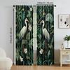 2 szt.   wszechstronne przezroczyste zasłony poliestrowe do dekoracji domu Naturalne Wzory Zwierzęce do użytku w sypialniach i salonach