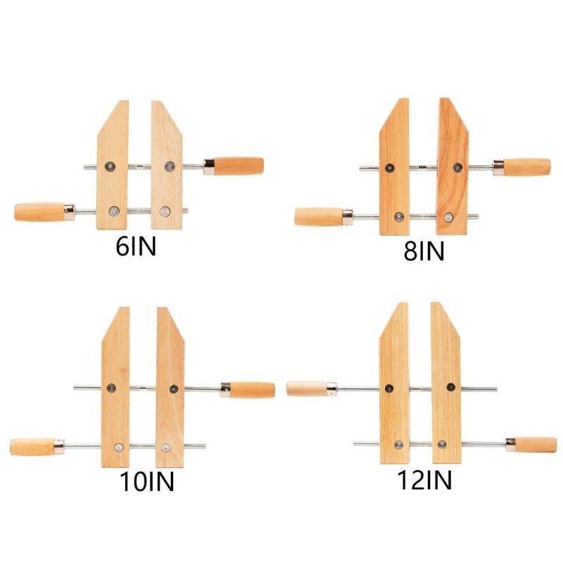Durability Wooden Handscrew Clamp Superior Stability Wide Application for Instrument Repair DIY Woodworking Projects