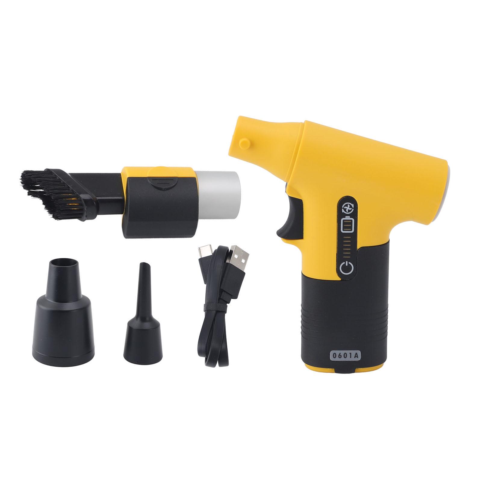 

Турбо-реактивный вентилятор 120000 об/мин мощный портативный мини-воздушный пылесос для сушки шерсти домашних животных спорт жёлтый