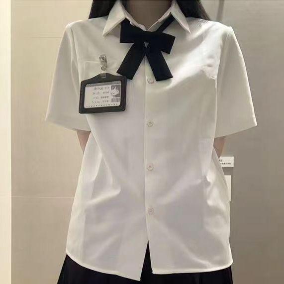 

Japanese JK Uniform Shirt & Pleated Skirt Set - Short Sleeve, Slimming, Versatile School Style, Summer New Arrival S