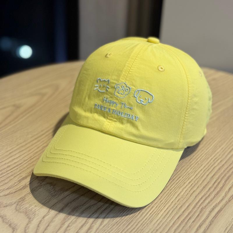 Spring And Summer Baseball Caps For Women, Sunscreen, Breathable And Quick-Drying Peaked Caps, Showing Their Faces, Cute And Versatile Hats For Men