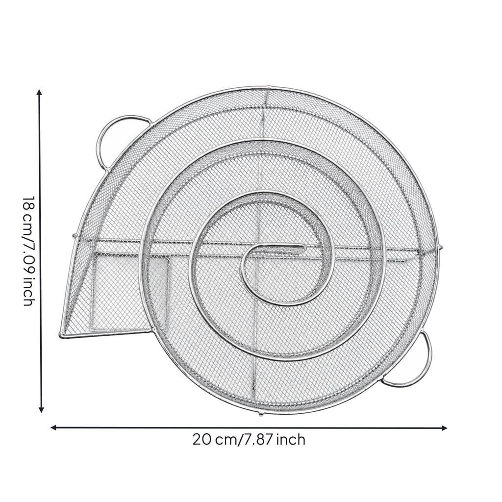 Silver Stainless Steel Cold Smoke Generator Tray Easy to Clean 304