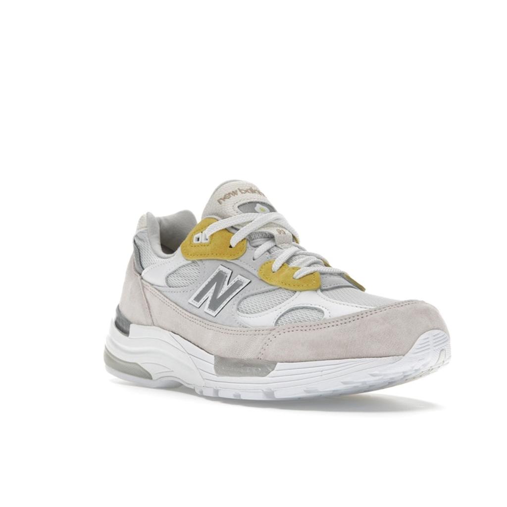 Paperboy Paris X New Balance 992 Made In USA Fried Egg Unisex Sneakers Cream Nimbus-Cloud Yellow M992PB1