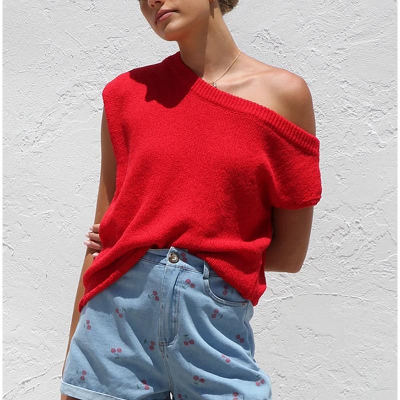 Summer Women's Knitted Pullover Sweater