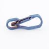 Titanový multifunkční klíčenkový háček EDC nástroj ložisko 50kg klíčenka pro turistiku kempování outdoor (Modrý)
