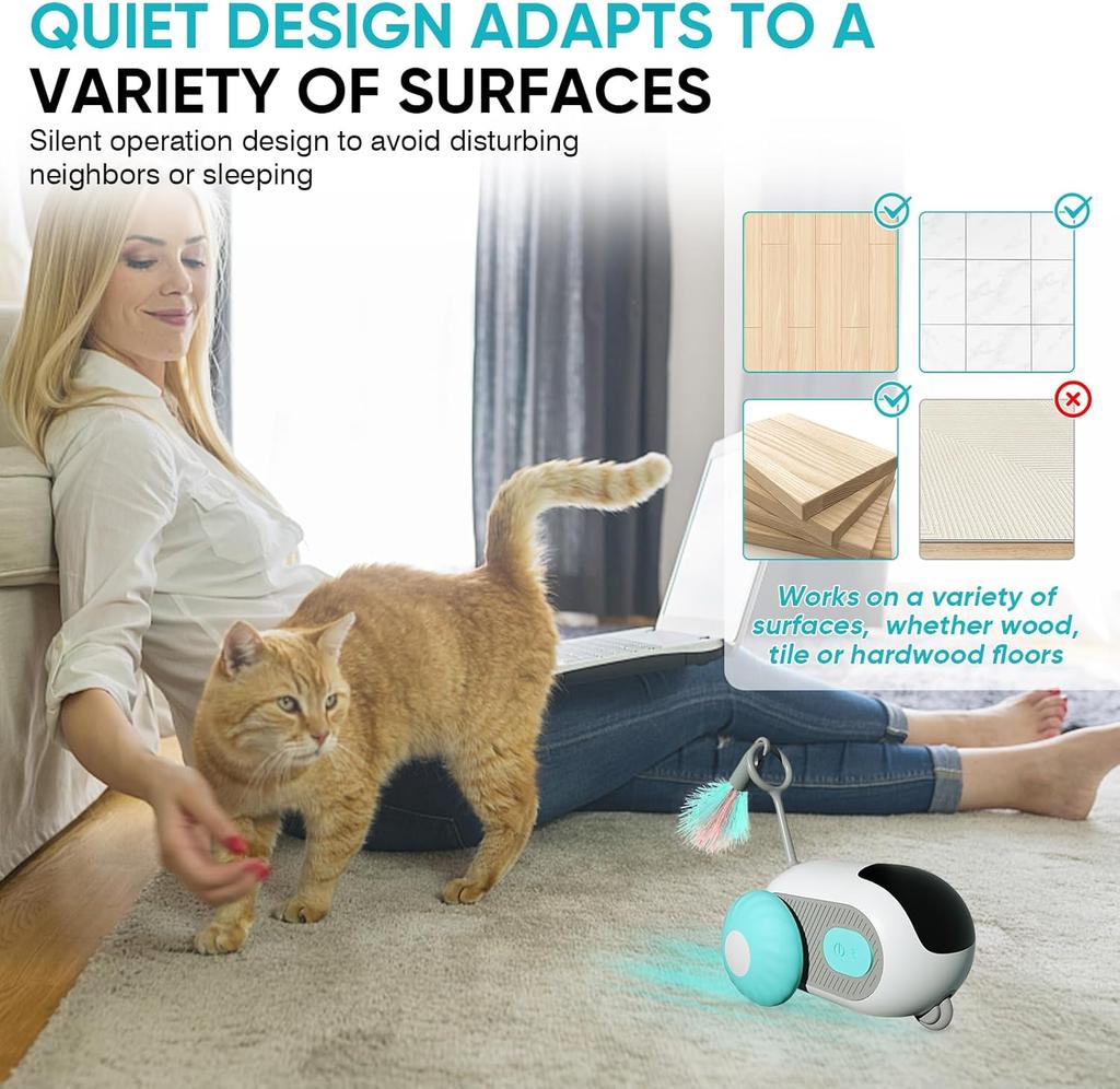 Automatic Rolling Remote Control Toy Car Interactive Cats Toy Pet and Kitten Supplies Toys for Cat Accessories Games Cats Stuff