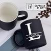 11oz Personalizowany Kubek do Mleka z Czarnym Napisem Dla Kawiarni, Ceramiczny Kubek do Kawy, Kubek do Picia, Filiżanka do Herbaty, Prezenty Świąteczne