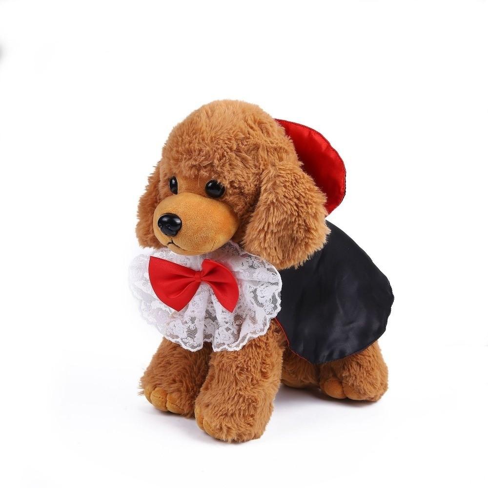 Lace Halloween Pet Costume Stand-collar Small Dog Cape Cool Kitten Dress  Dog