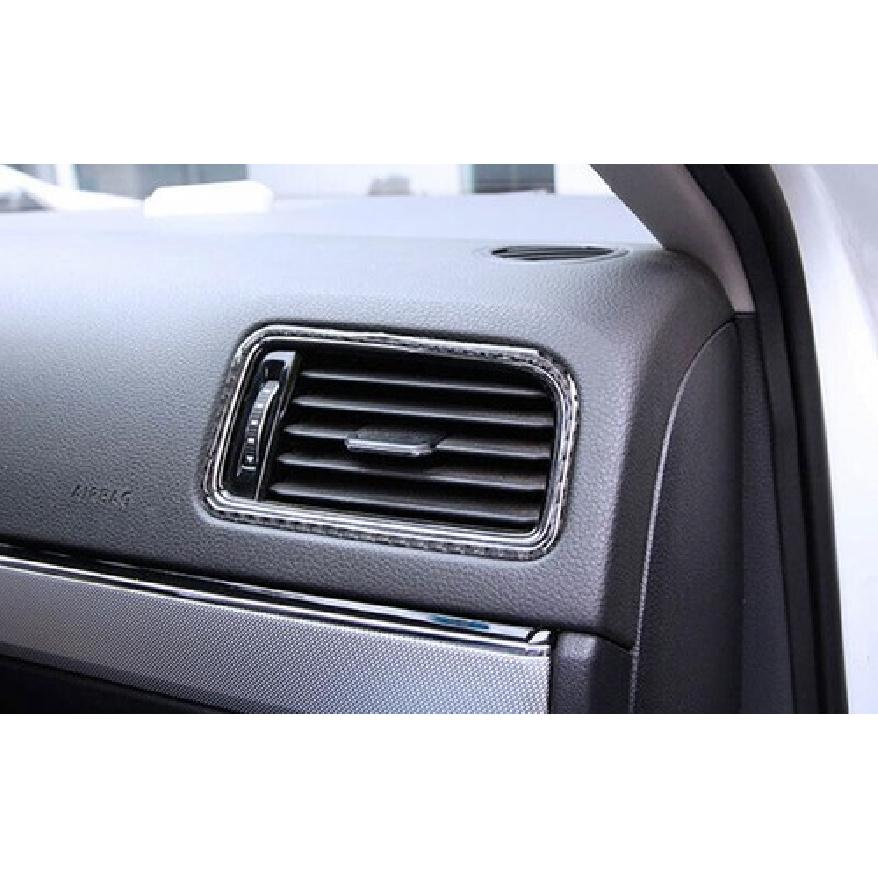 For Volkswagen Jetta MK6 2015-2018 Real Carbon Fiber Console L&R Air Outlet Trim
