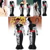 Fantasy-themed Cruella Cosplay Dress With Soft Fabric And Fur Collar