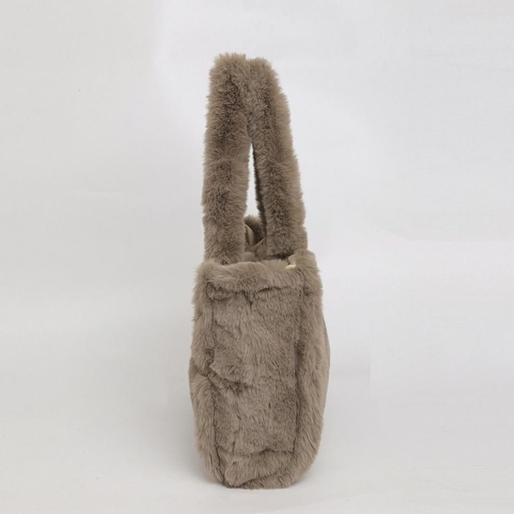 Tote Bag Women Fur Large Capacity Daily Commute