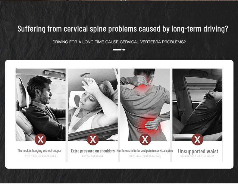 BYD Tang Gen 2 Headrest Neck Pillow & Lumbar Support for Yuan Song Qin E5 F3 Song MAX Cars.