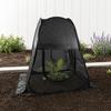 Pop Up Plant Sunshade, with Zipper Easy Access Breathable Mesh Cover, Ground Nails Fixing Shade Tent, Protects Outdoor Plants from Sun Birds Small