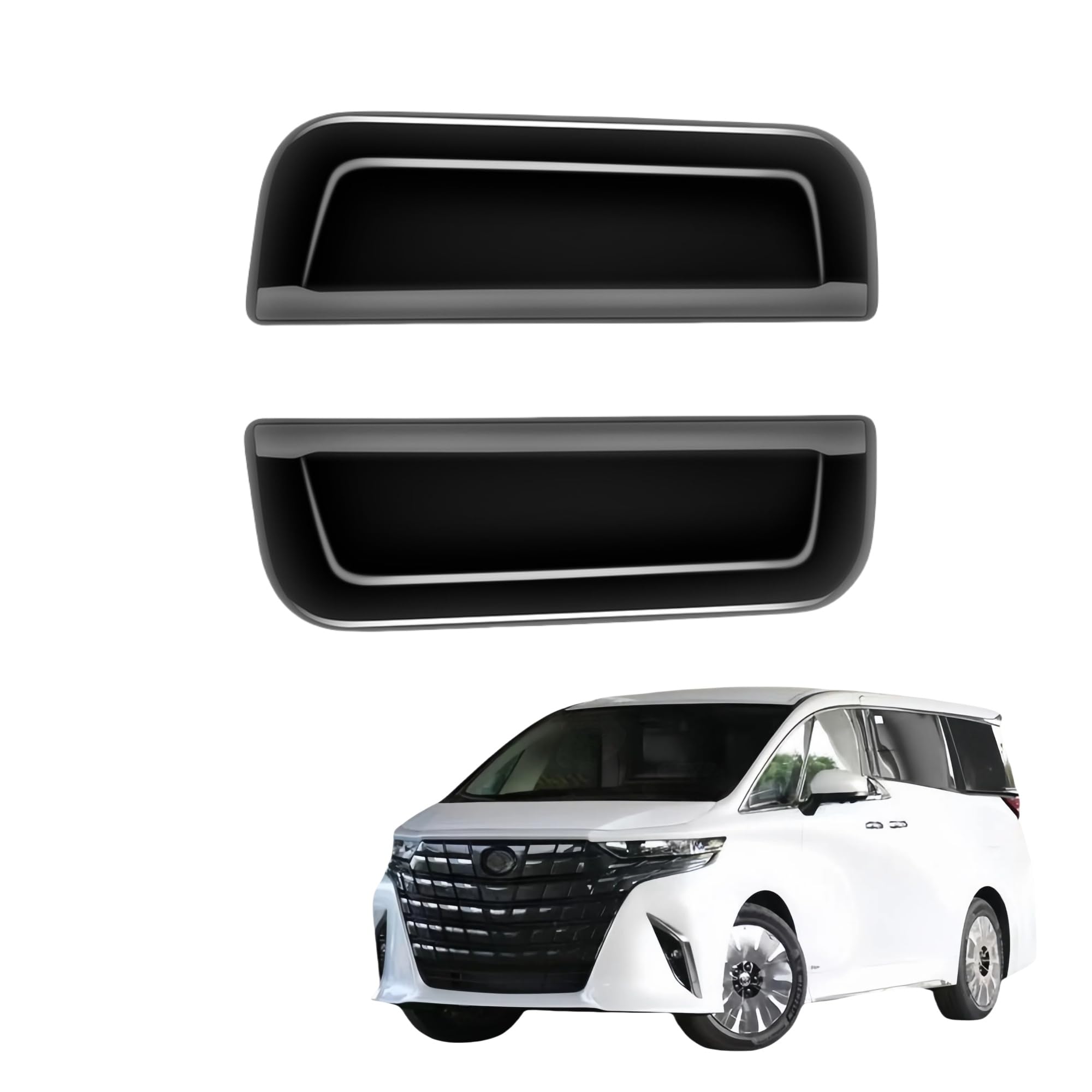 Kylorune Compatible with New Alphard/Vellfire 40 Series Accessories Armrest Switch 100mm чёрный