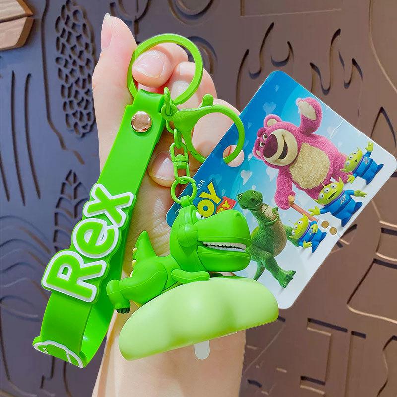 

Cute Anime Figure Bag Night Light Keychain Pendant Celebrity Atmosphere Car Accessories Lightweight Carry Portable Mini