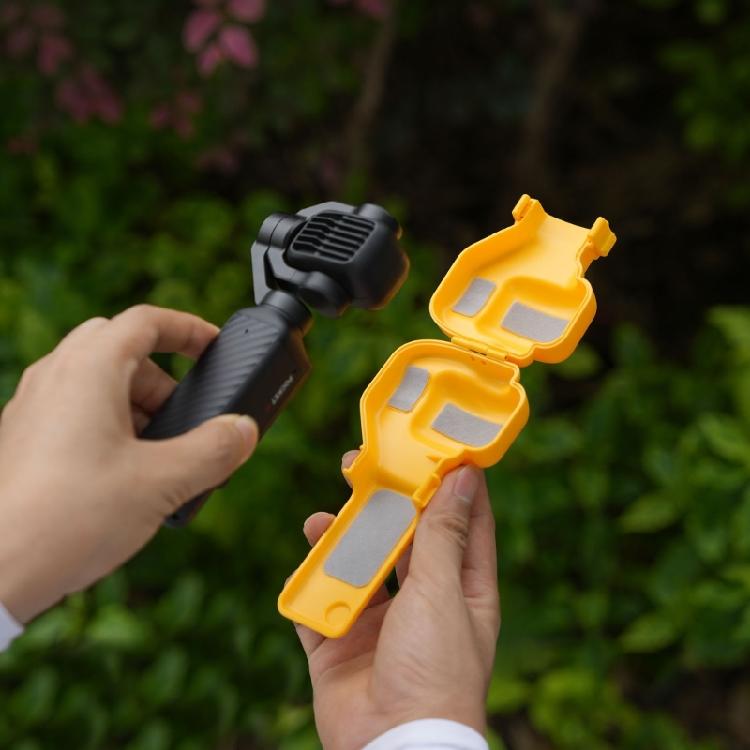 Full-Coverage Camera Shell for Pocket 4P, Lens and Screen Protections Case Cover with Wrist Strap Carry