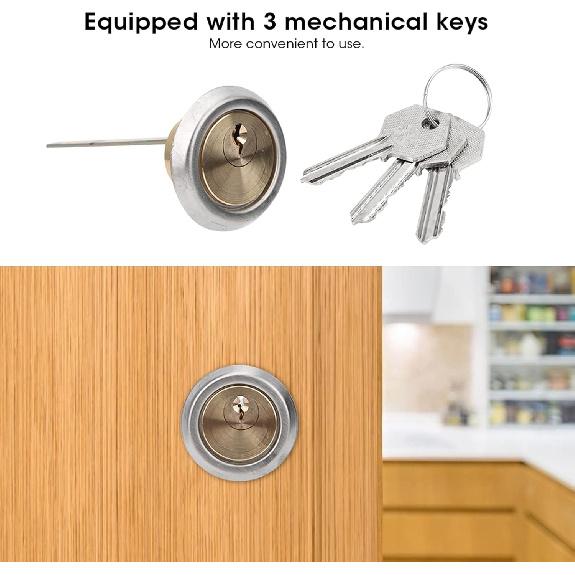 Mechanical Lock Cylinder C Grade Copper Lock Residential Copper Keyed Lock Interior Door Lock Core for Home Security