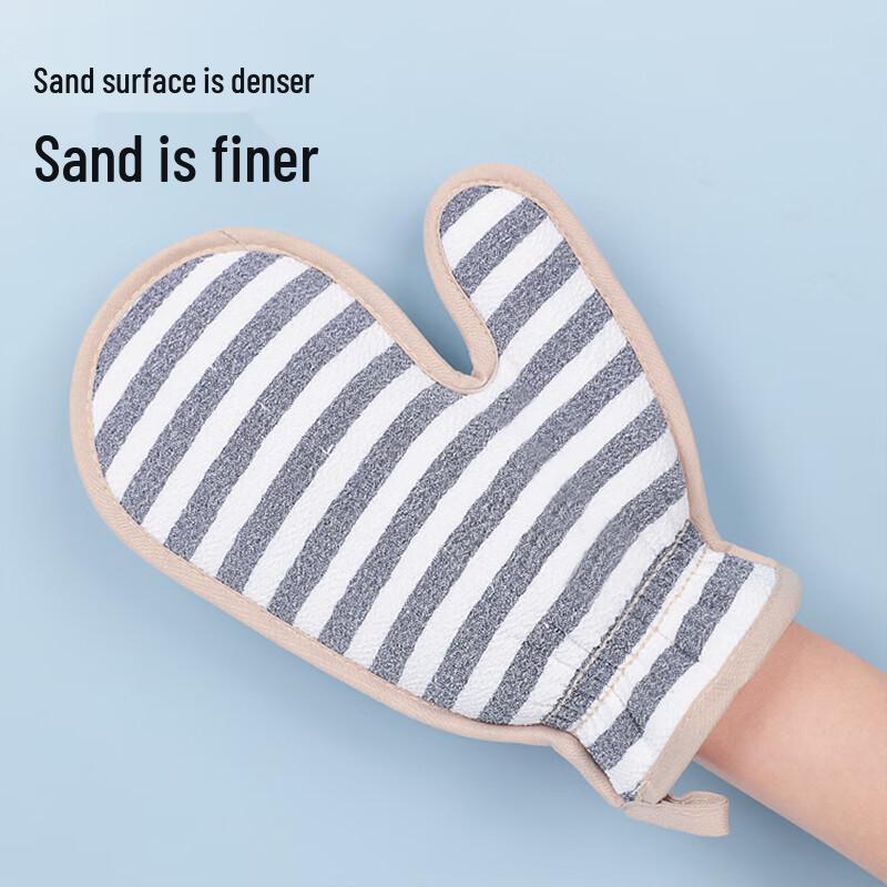 CHAHUA Gentle Two-Use Bath Mitts (2-Pack)