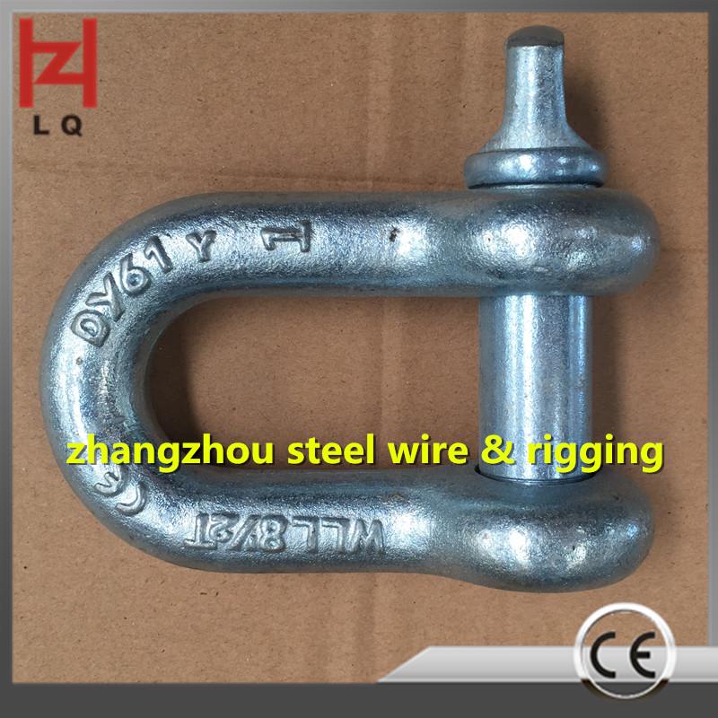 US Standard 6.5T High-Strength Alloy Steel D-Type U-Type Shackle